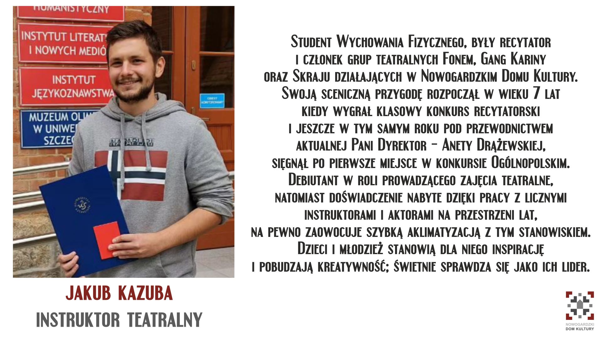 Z CYKLU NDKOWI INSTRUKTORZY... JAKUB KAZUBA